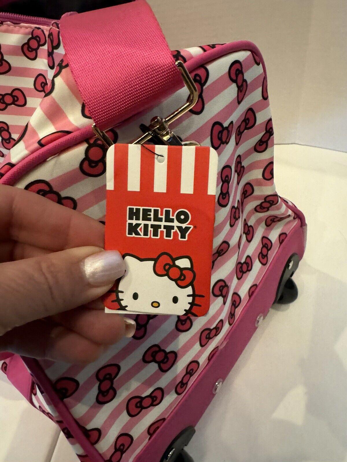 HELLO KITTY 17" Wheeled Duffle Bag Officially Licensed