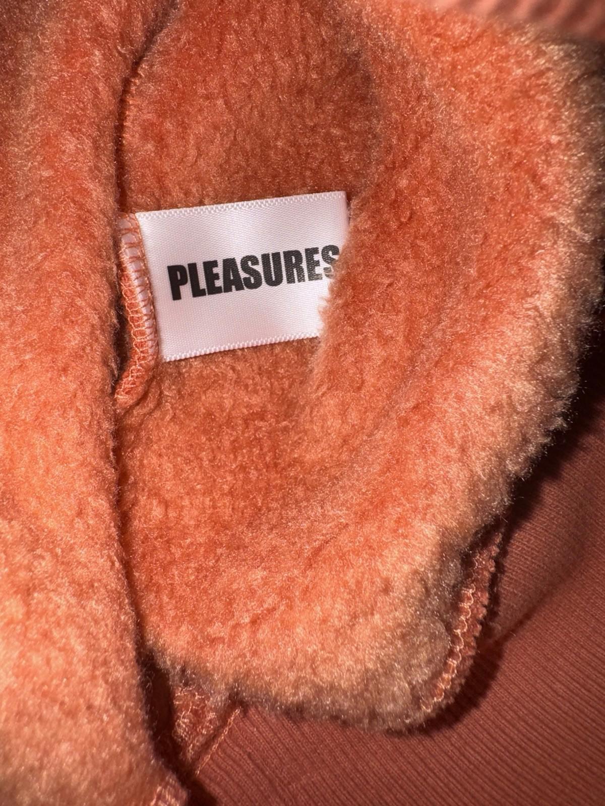 Sz XXL Pleasures OE Zip Up Hoodie Natural Old English Brand New Orange