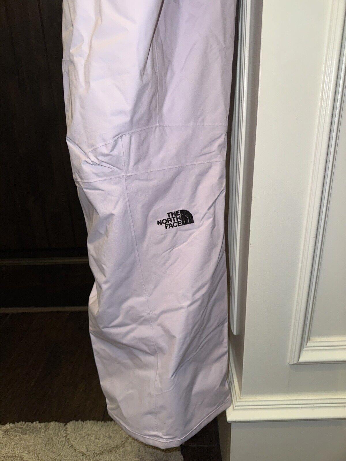 NWT! The North Face women Freedom Insulated bib Lavender 3X