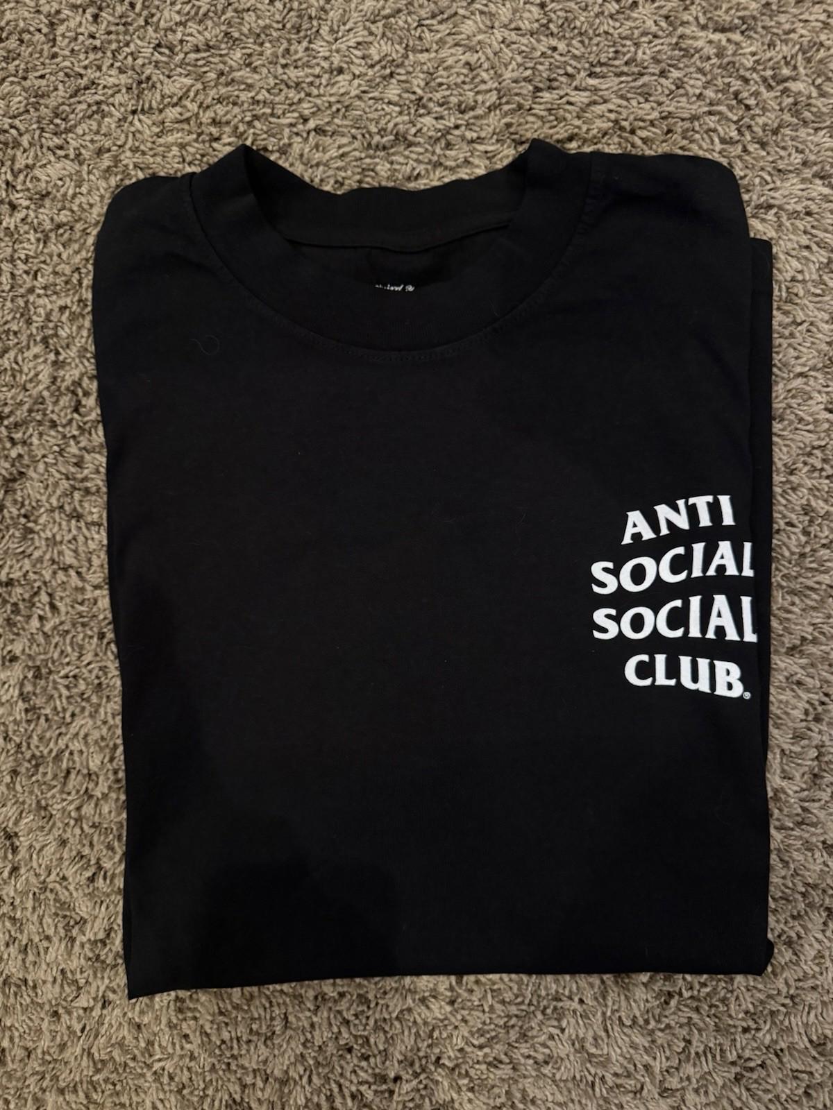 ANTI SOCIAL SOCIAL CLUB ASSC  Shirt Sz Large Playboy Weird Fragment Hype