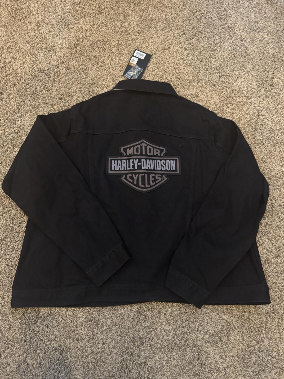 Harley-Davidson Denim Jean  Jacket/coat "Essential Bar & Shield Sz-2W 99041-23VW