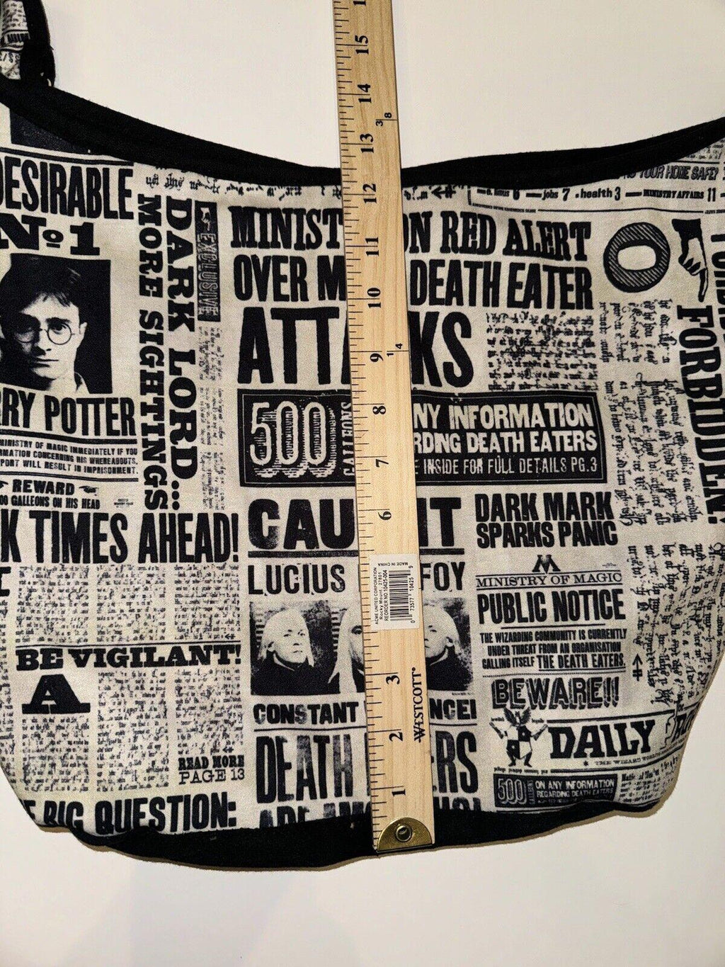 Bioworld Hobobag Harry Potter Daily Prophet Hogwarts xbody