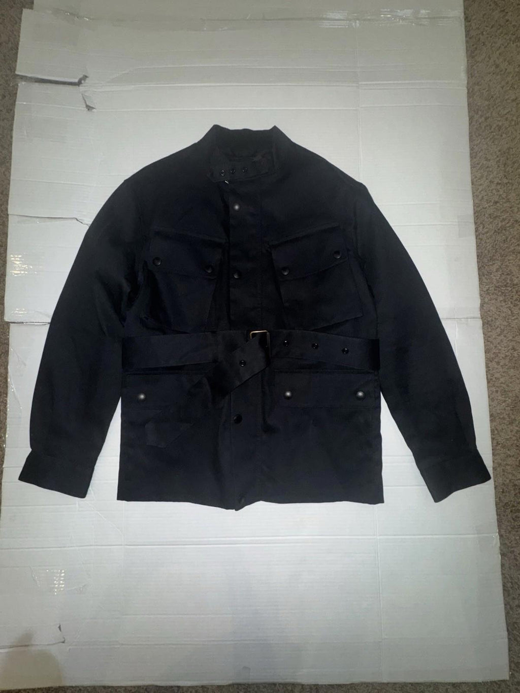 NWT! Banana Republic Lorainne Utility Jacket - Size Medium Navy Blue MSRP $280