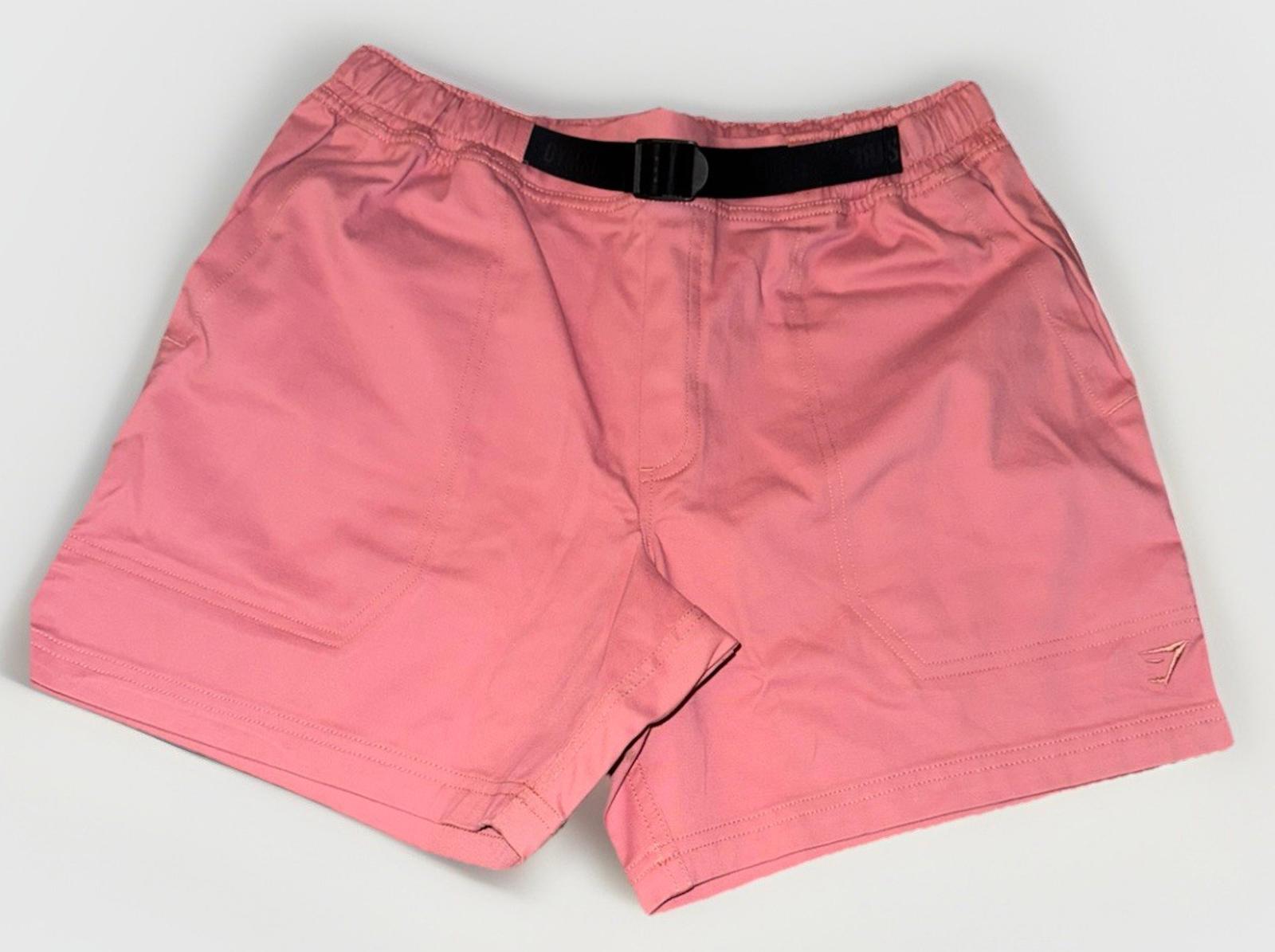 Gymshark Rest Day Woven Shorts Men MED PINK Drawcord Pockets SOLD OUT ONLINE NEW