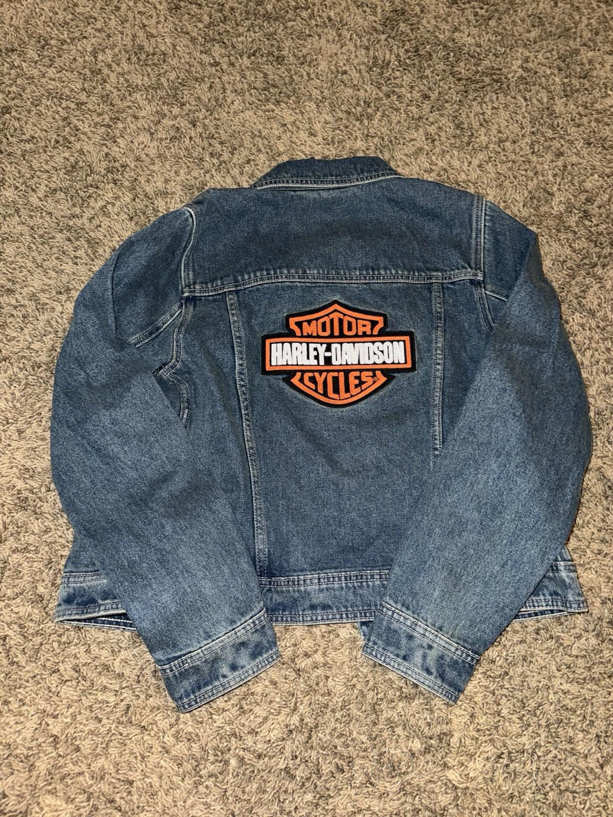 Harley Davidson Women’s Essential Bar & Shield Denim Jacket Size Small NEW