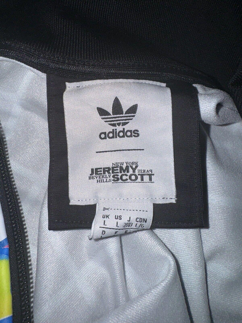 NWT Adidas Jeremy Scott Track Jacket Sz S Racing RARE
