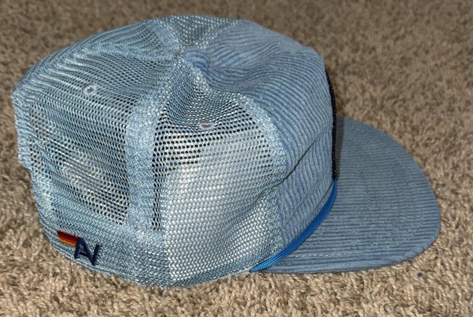 Aviator Nation Trucker Hat Cap Smiley face Snapback Made In USA NWOT