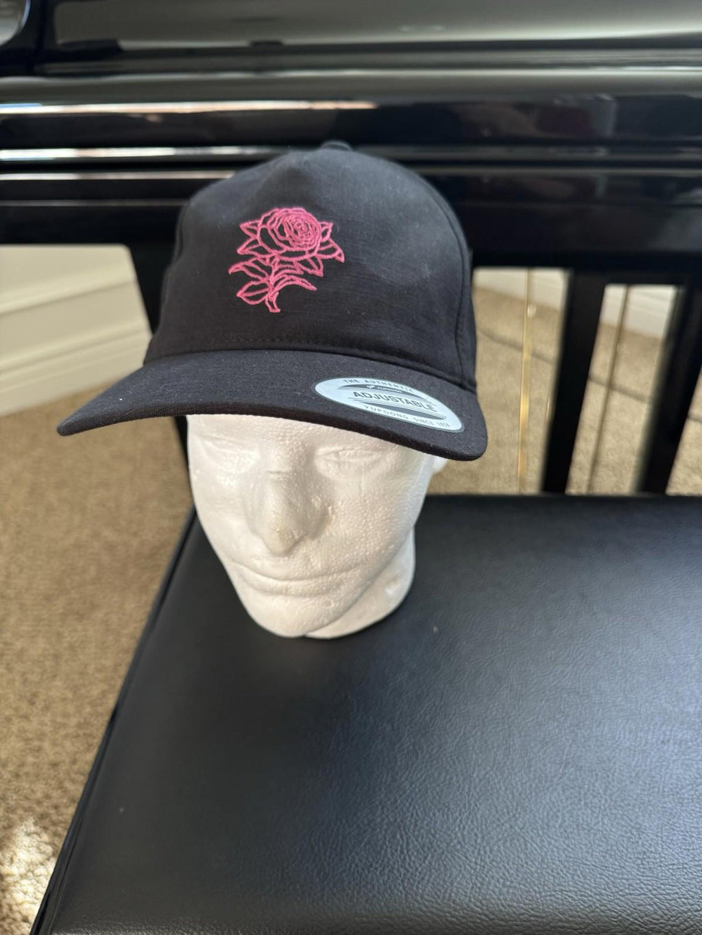 Travis Mathew PASSPORT HAT Rose Adjustable Cap - Black - BRAND NEW