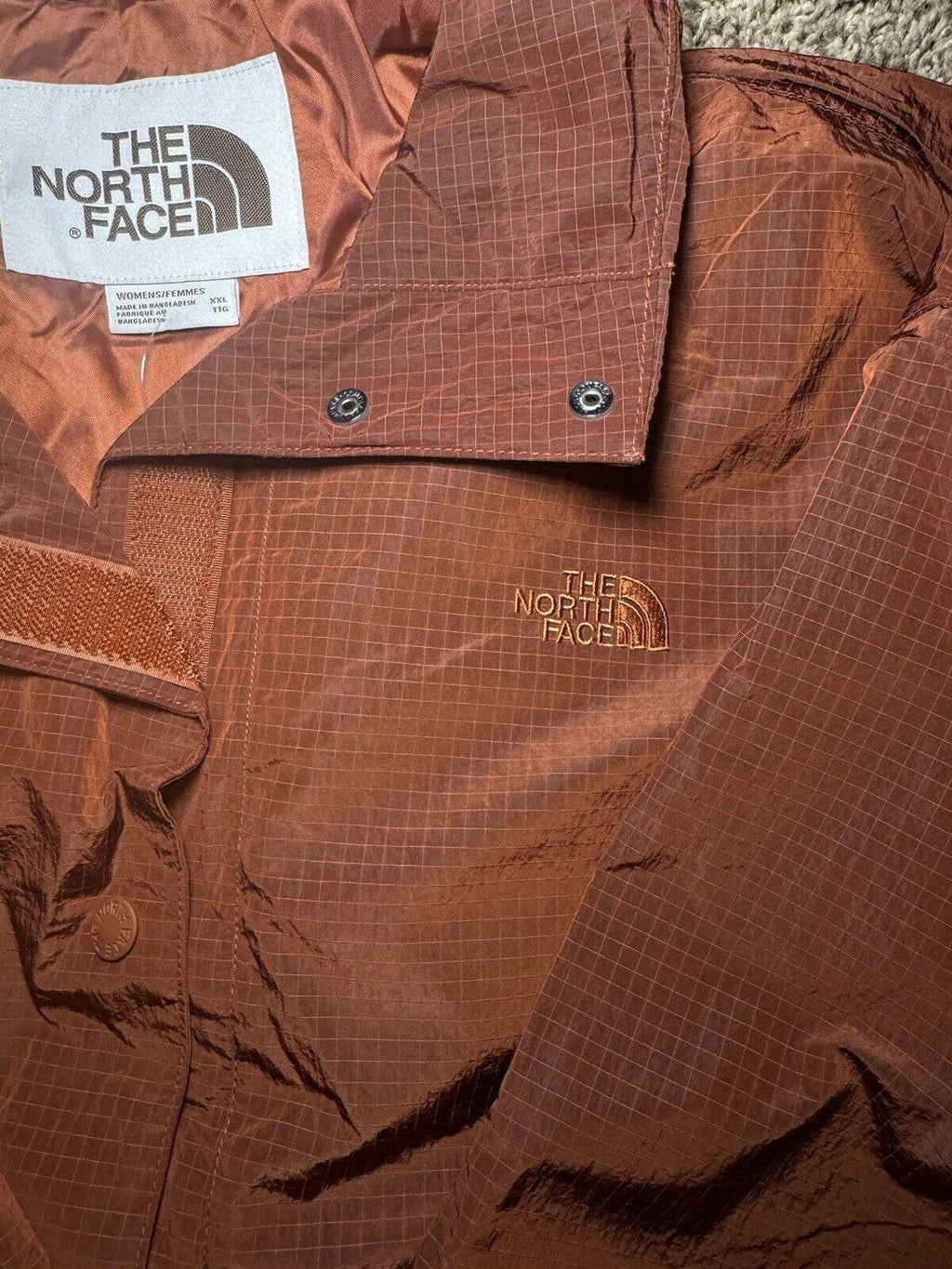 NWT North Face Women M66 Utility Wind Jacket Brandy Brown 2X