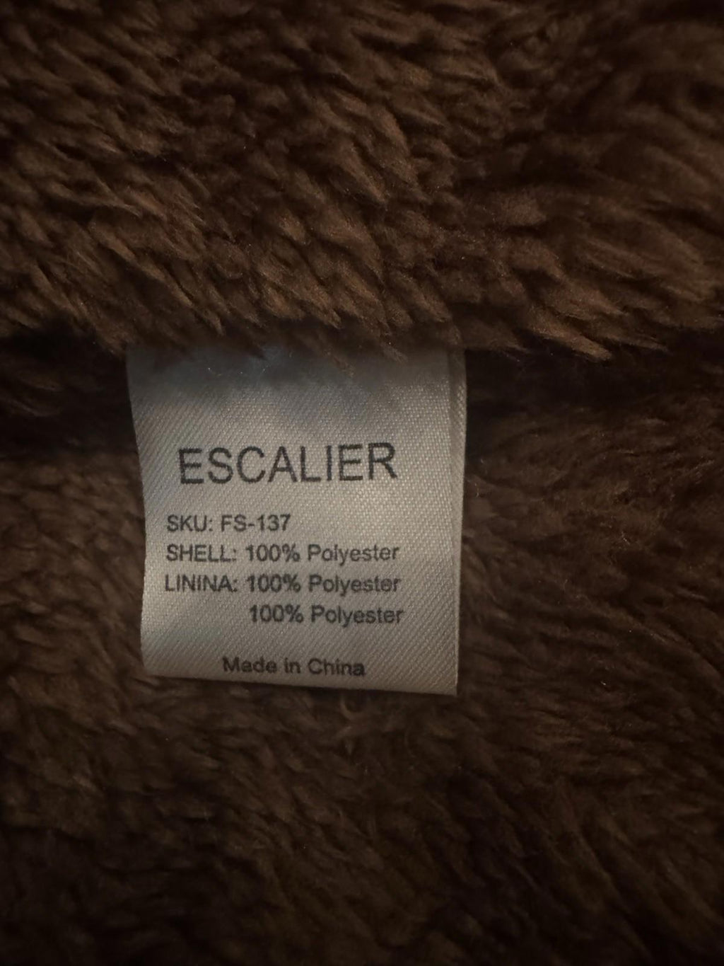 Escalier Women's Faux Fur Winter Coat Jacket Olive green Size 8. NEW