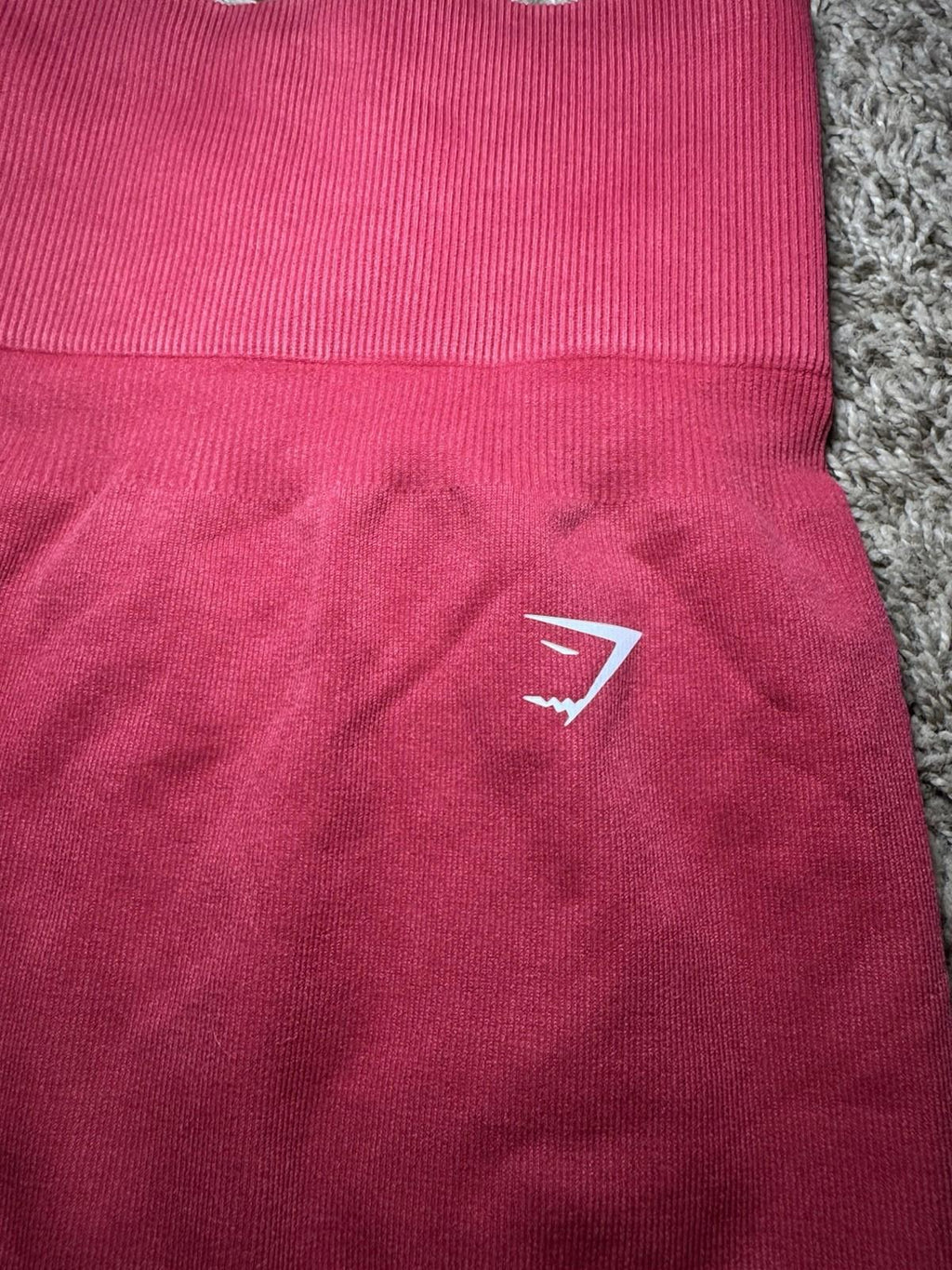 Gymshark Womens Vital Seamless 2.0 High Compression Shorts Red XXL NEW Sold Out!
