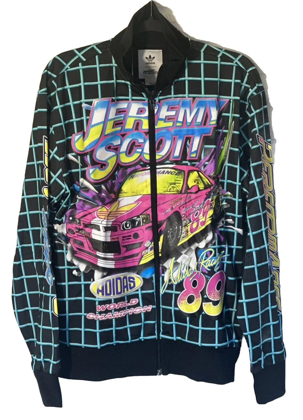 NWT Adidas Jeremy Scott Track Jacket Sz S Racing RARE