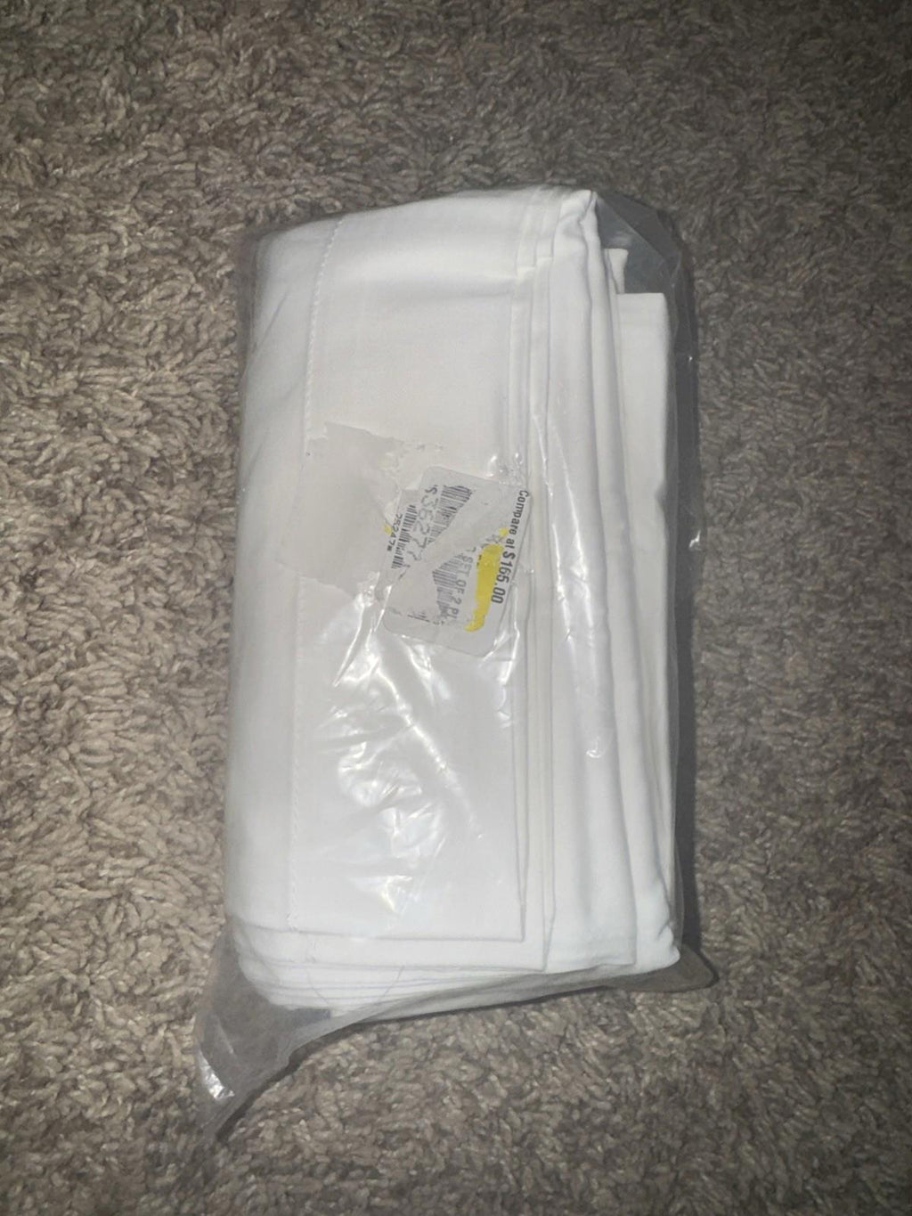 NWOT Set Of 2 Sferra Murano Sateen Pima Cotton Pillowcases King NEW