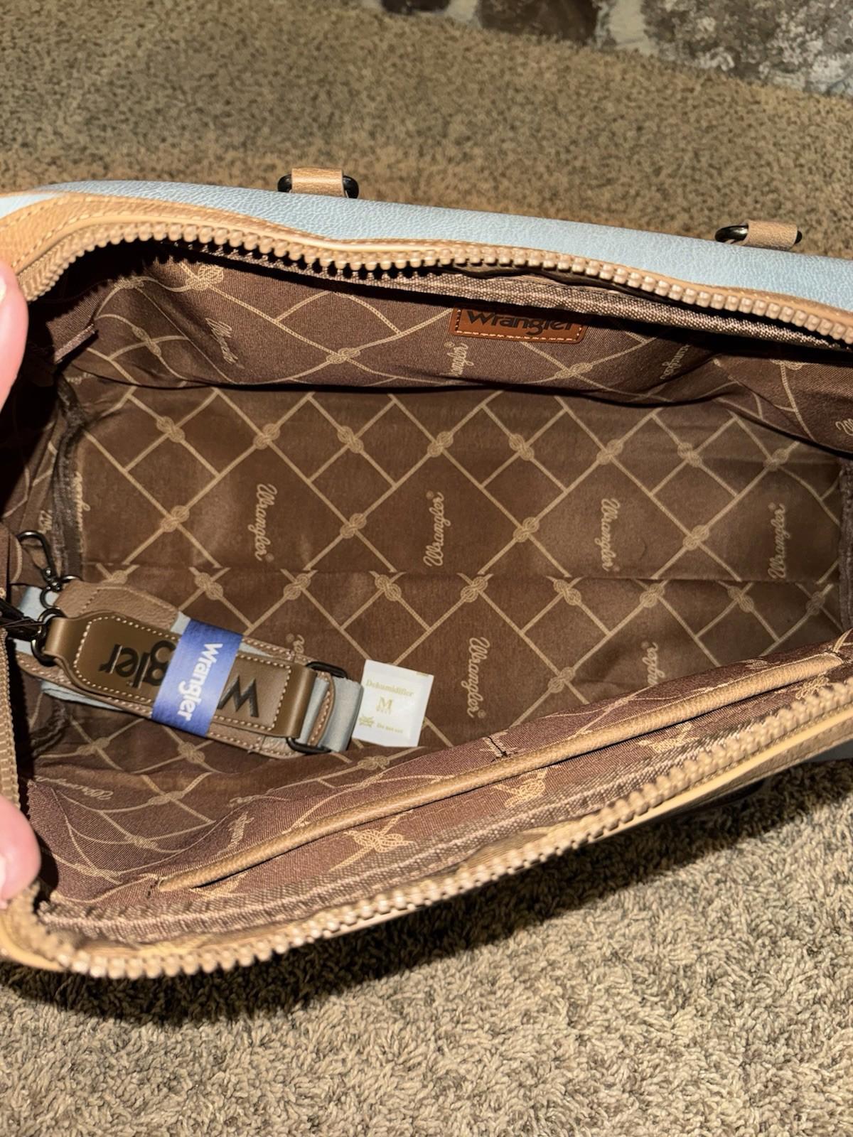 Wrangler Women's Large Duffel Bag, Overnight Travel Bag, Vintage Jeans