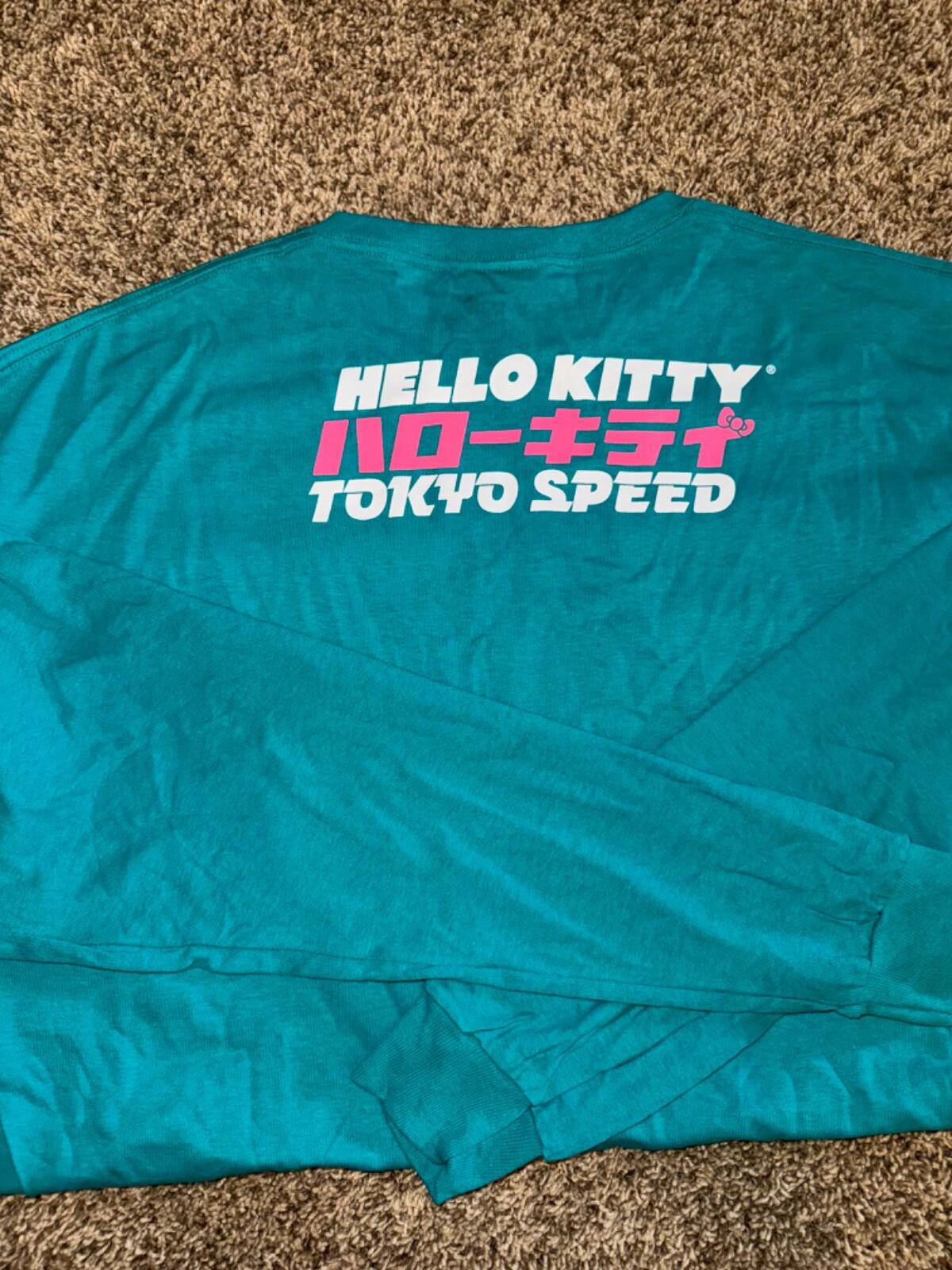 NEW! Hello Kitty Racing Tokyo Speed Graphic T-Shirts NWOT