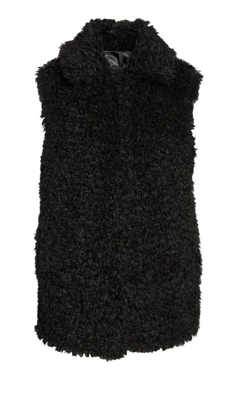 UGG Women Tammie Faux Fur Long Vest Size M NWT $168 Retail