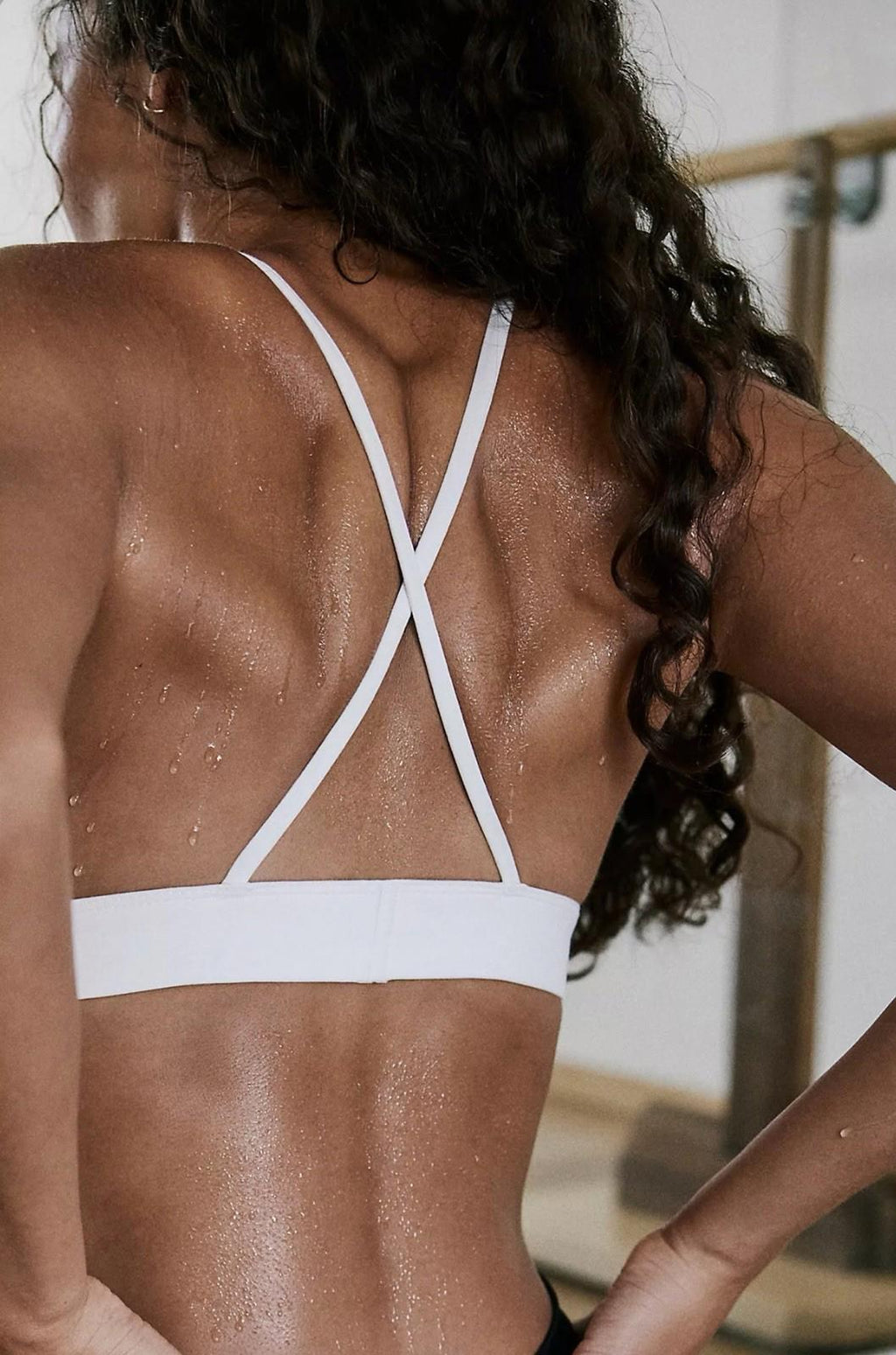NEW! Free People Epic Triangle Bra WHITE XL FP Movement NWT