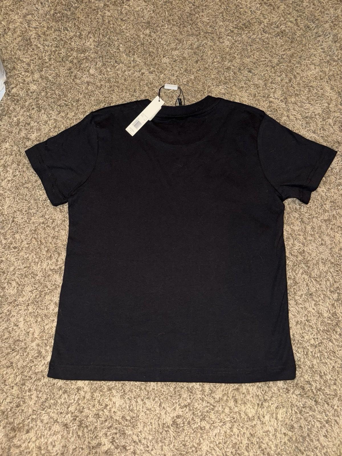 Marc Jacobs Black Cotton Logo The T-Shirt Women's Size XS NWT