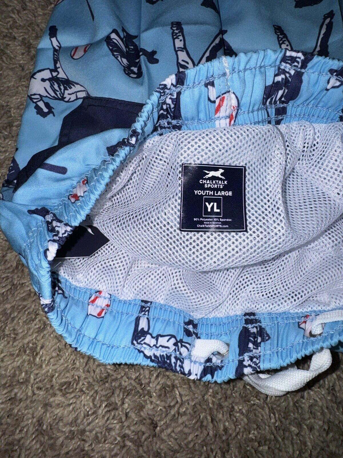 Boys Chalktalk Sports Baseball Swim Trunks Youth LG