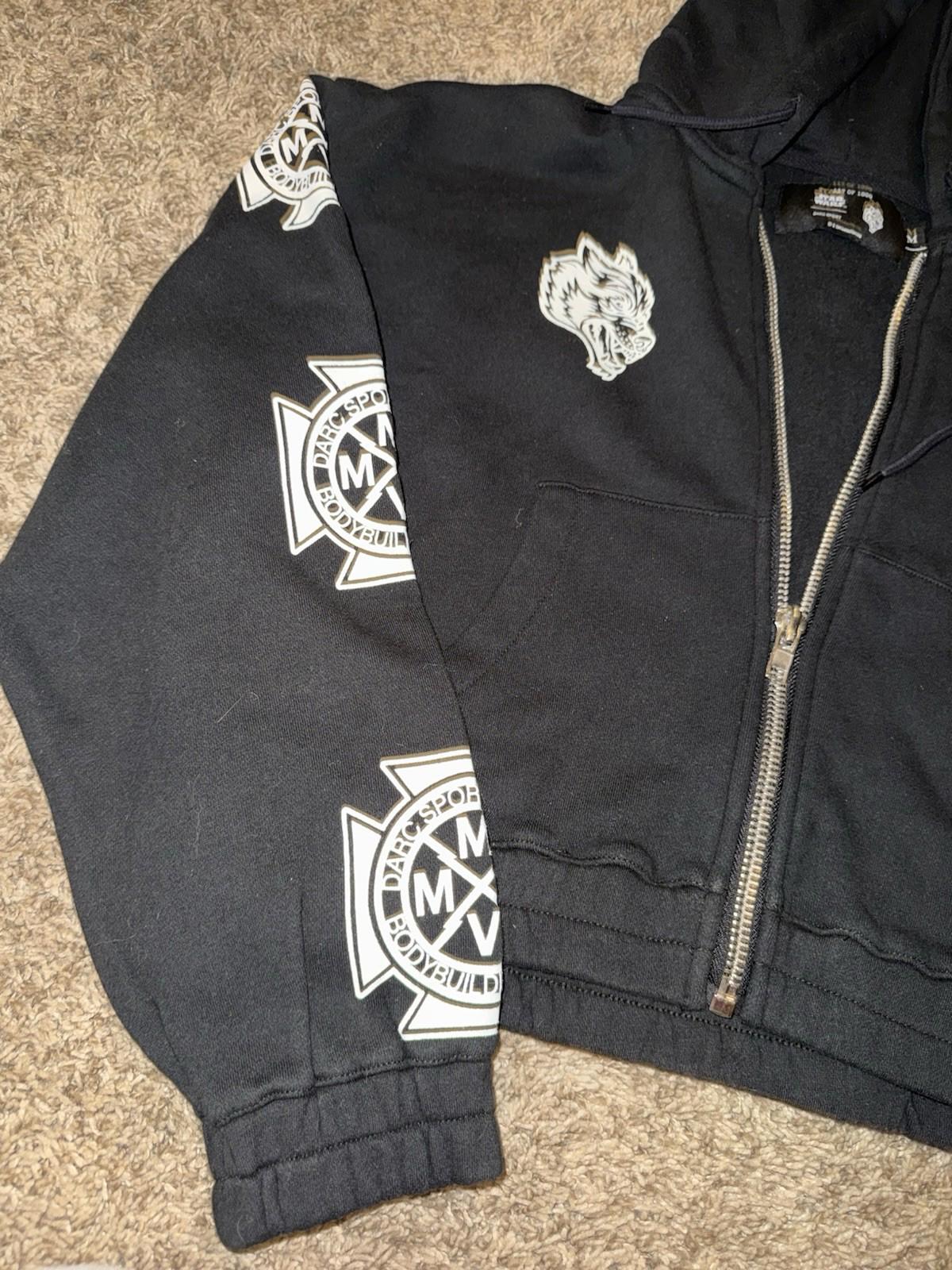 NEW Darc Sport Power of the Dark Side Padme Chambers Cropped Zip Up hoodie MED