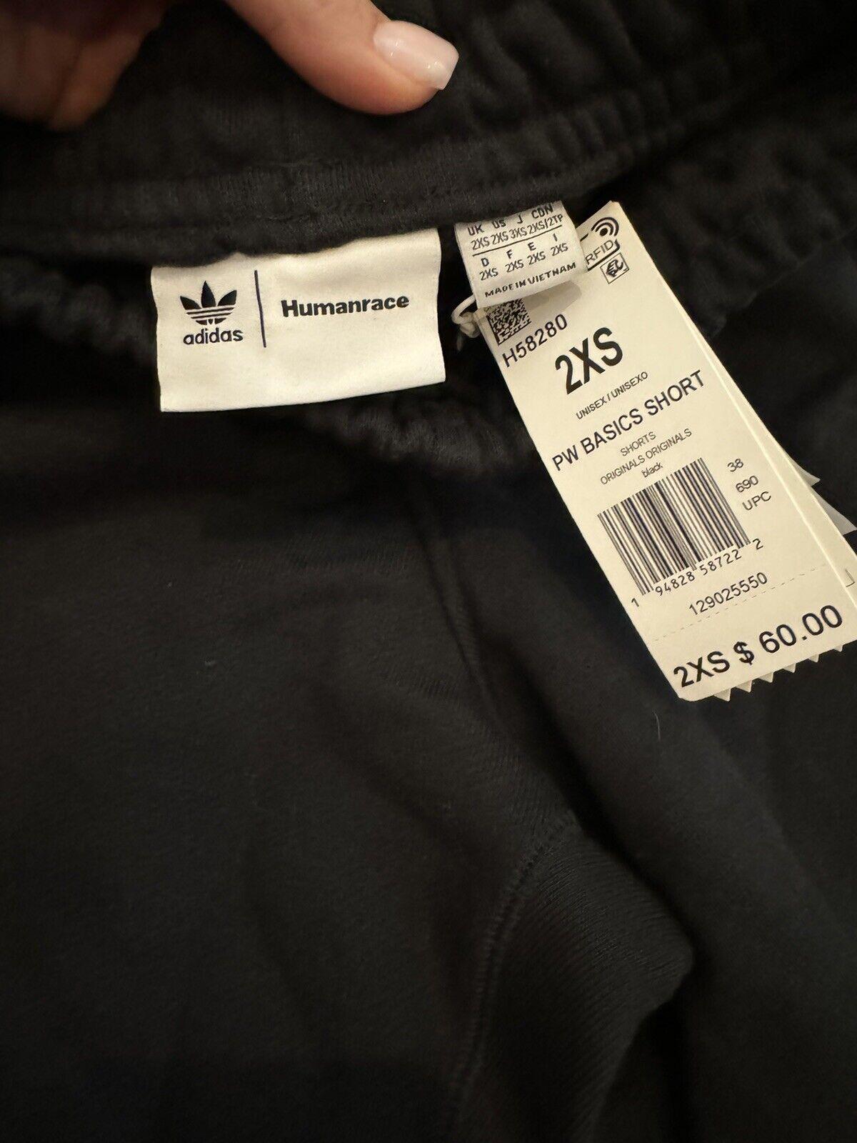 Adidas x Pharrell Williams Human Race Terry Shorts Black 2XS