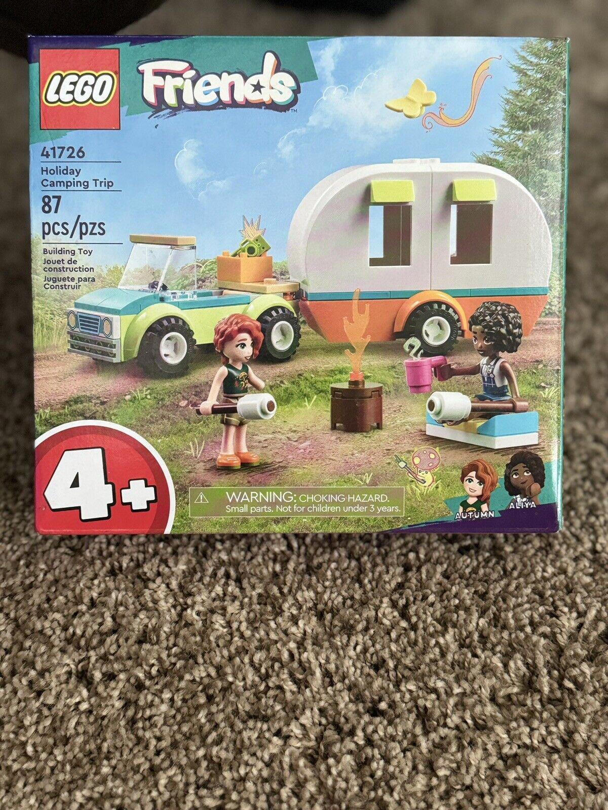 BRAND NEW LEGO Friends 41726 Holiday Camping Trip 87 Pieces Ages 4+