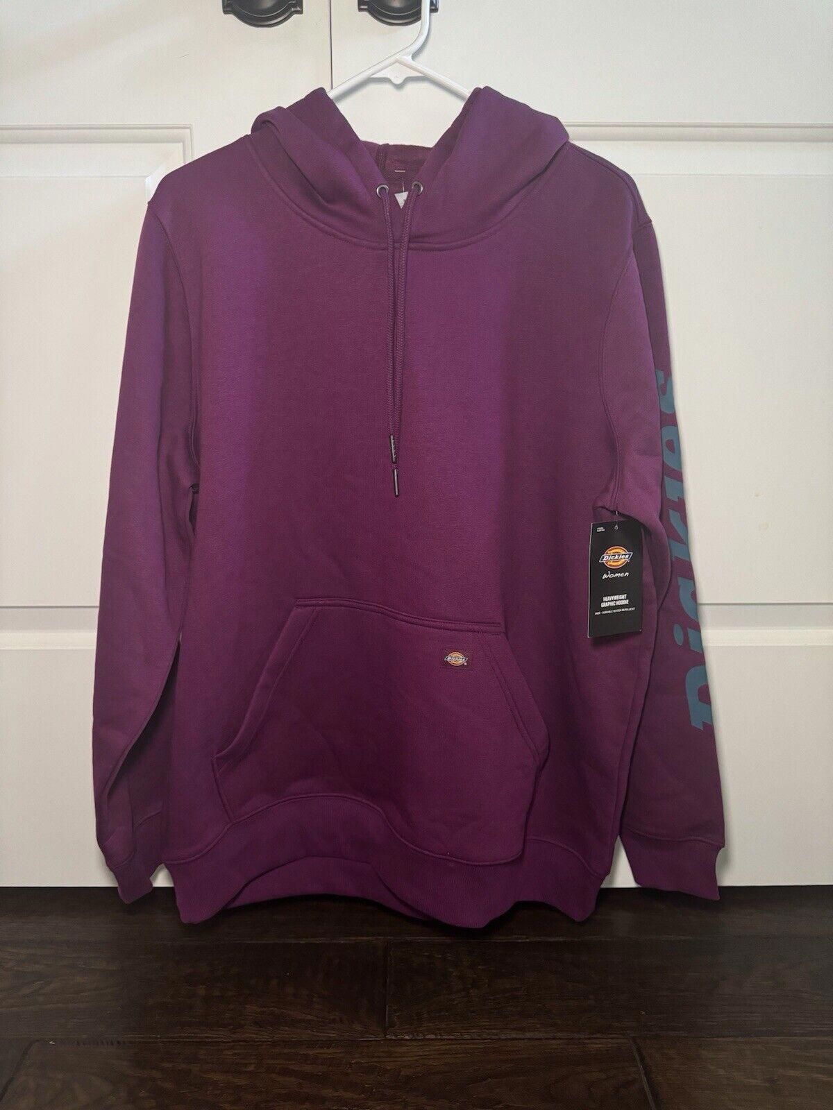 Dickies Women’s Hoodie Fleece Sweatshirt Relaxed Fit L