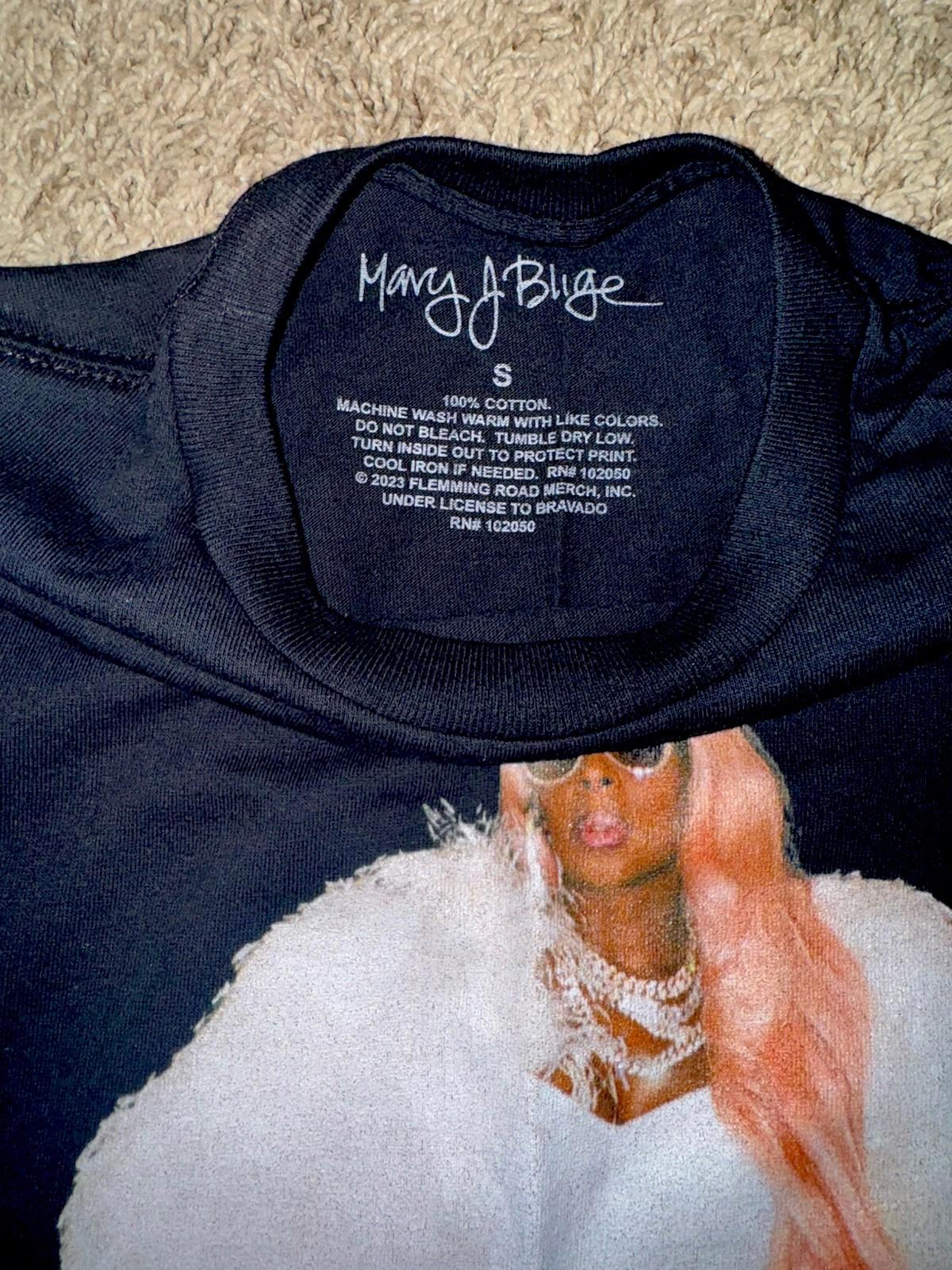 NEW! Mary j Blige Graphic T- Shirt The for Mary My Fans Black Size SMALL NWOT