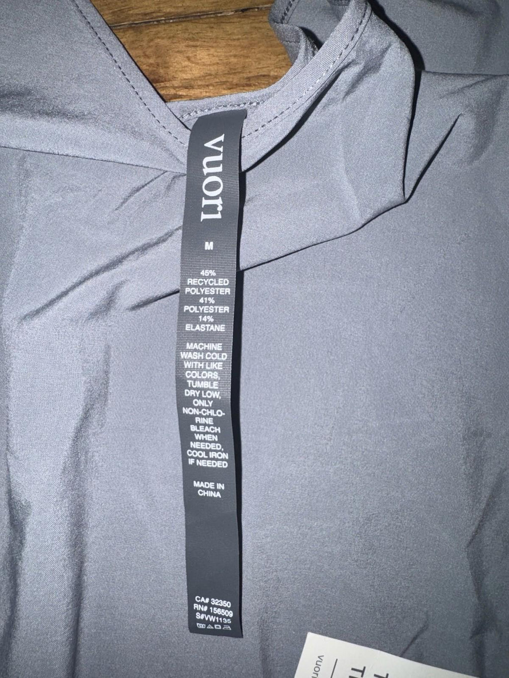 VUORI Villa V-Neck Cami Top Women's Size Size XL Gray Mallorca NEW
