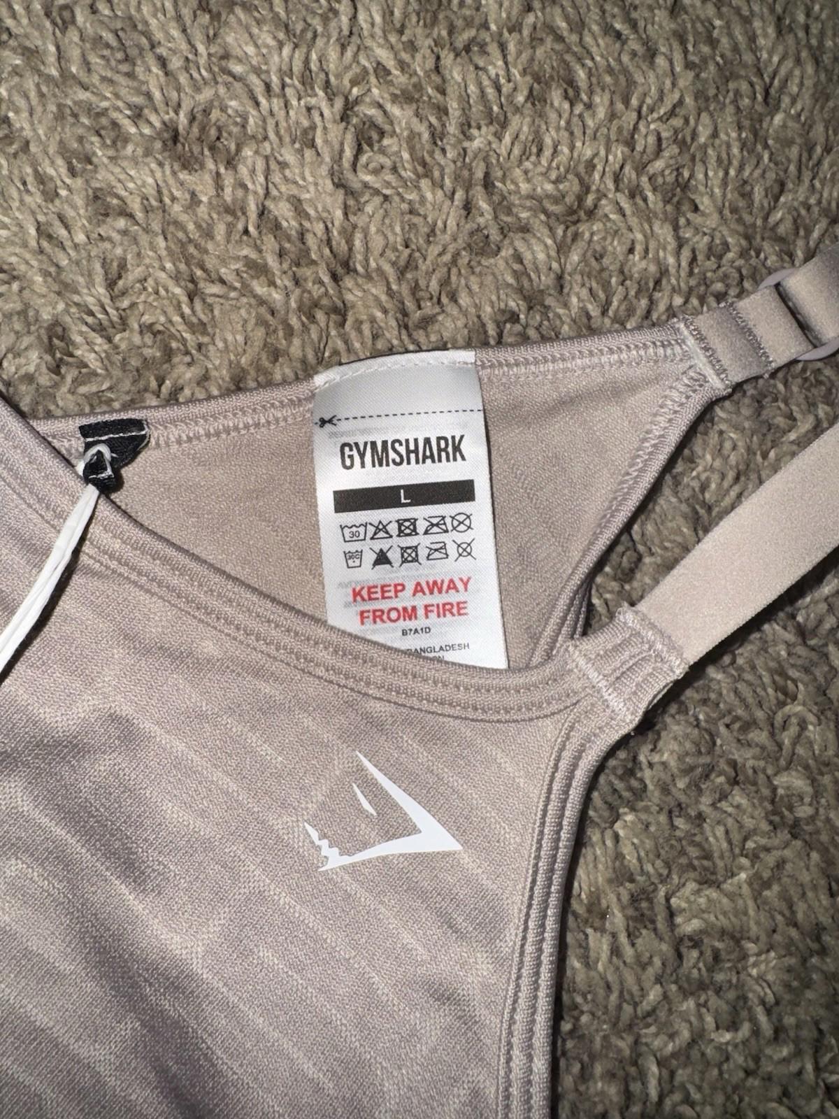 Gymshark Adapt Monogram Seamless MIDI Tank NWT Size Large Body Fit Pink NWT