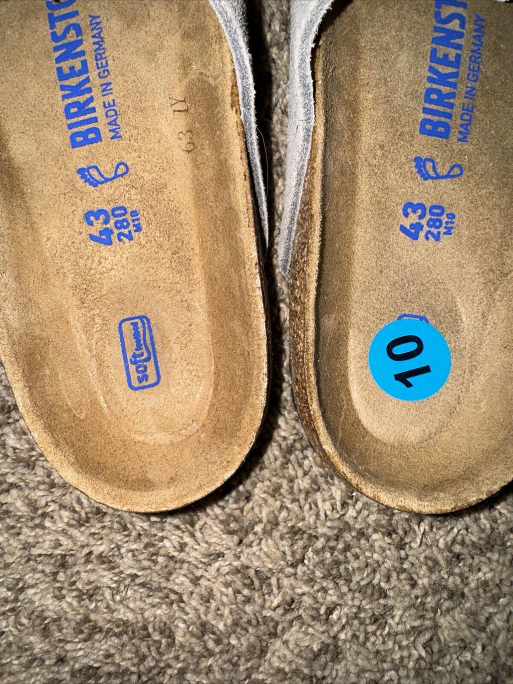 Birkenstock Lugano Stone Coin Regular Mens 10 NWOB