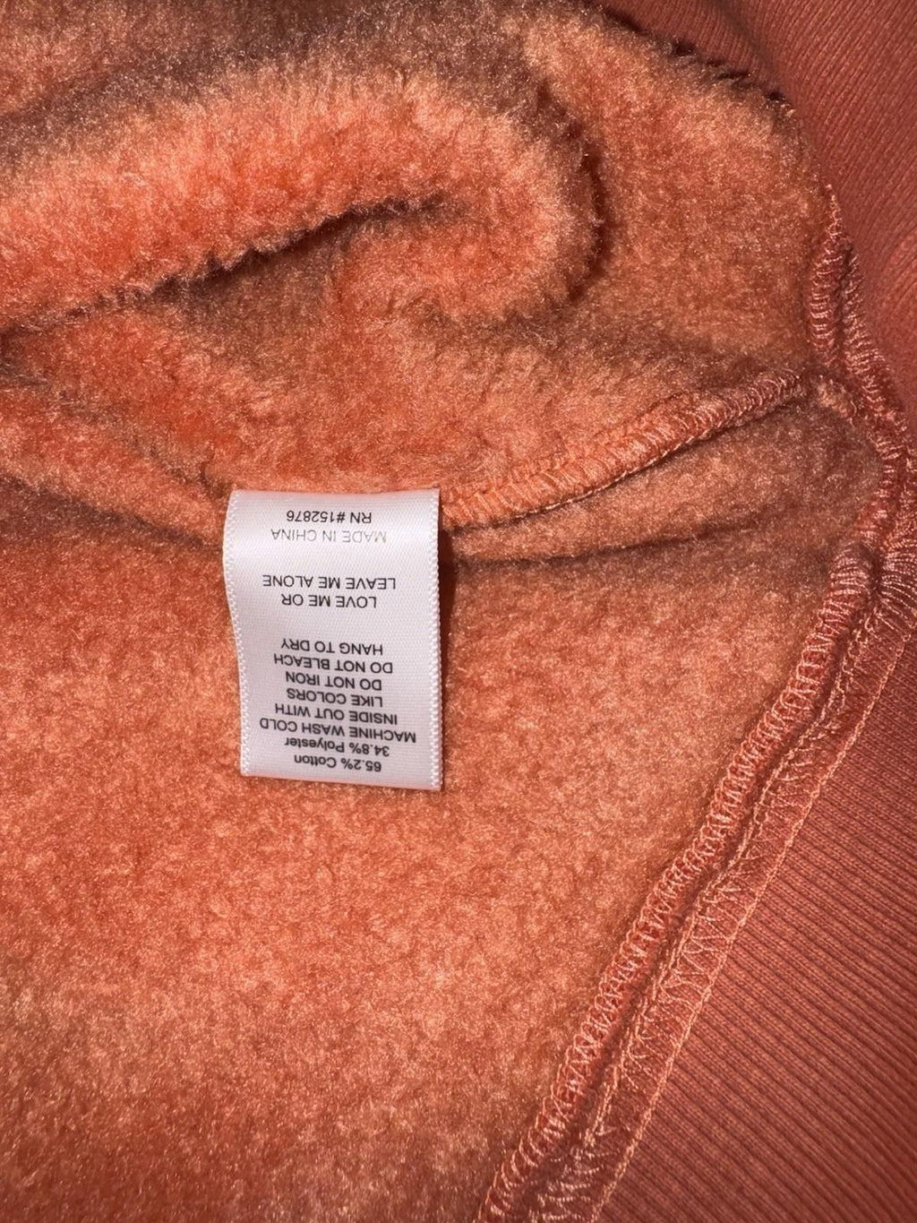 Sz XXL Pleasures OE Zip Up Hoodie Natural Old English Brand New Orange