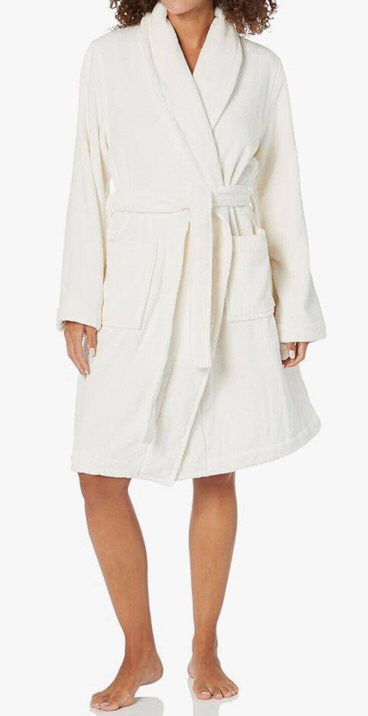 NEW UGG Women’s Lenore Terry Robe In Plaster color. NWT