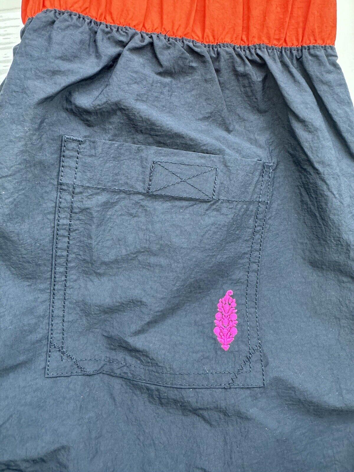Free People Sun Daze Board Shorts Navy Colorblock S NWOT