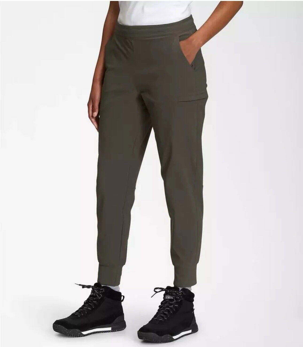 NWT The North Face Women Taupe Green Laterra Jogger Pants MD