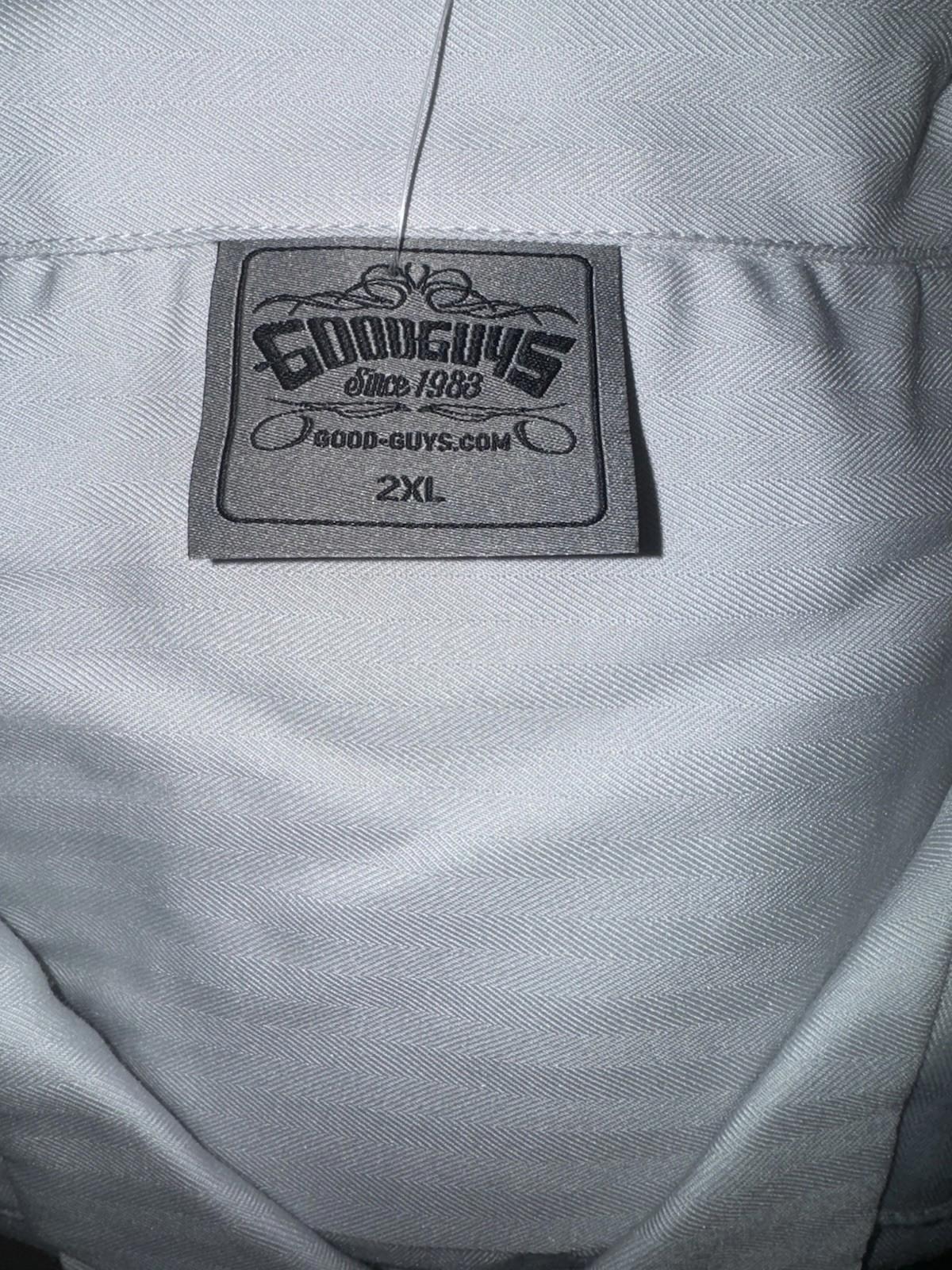 Goodguys Rod & Custom Association Hot Rod Shirt Embroidered Logo Gray Men’s NWOT
