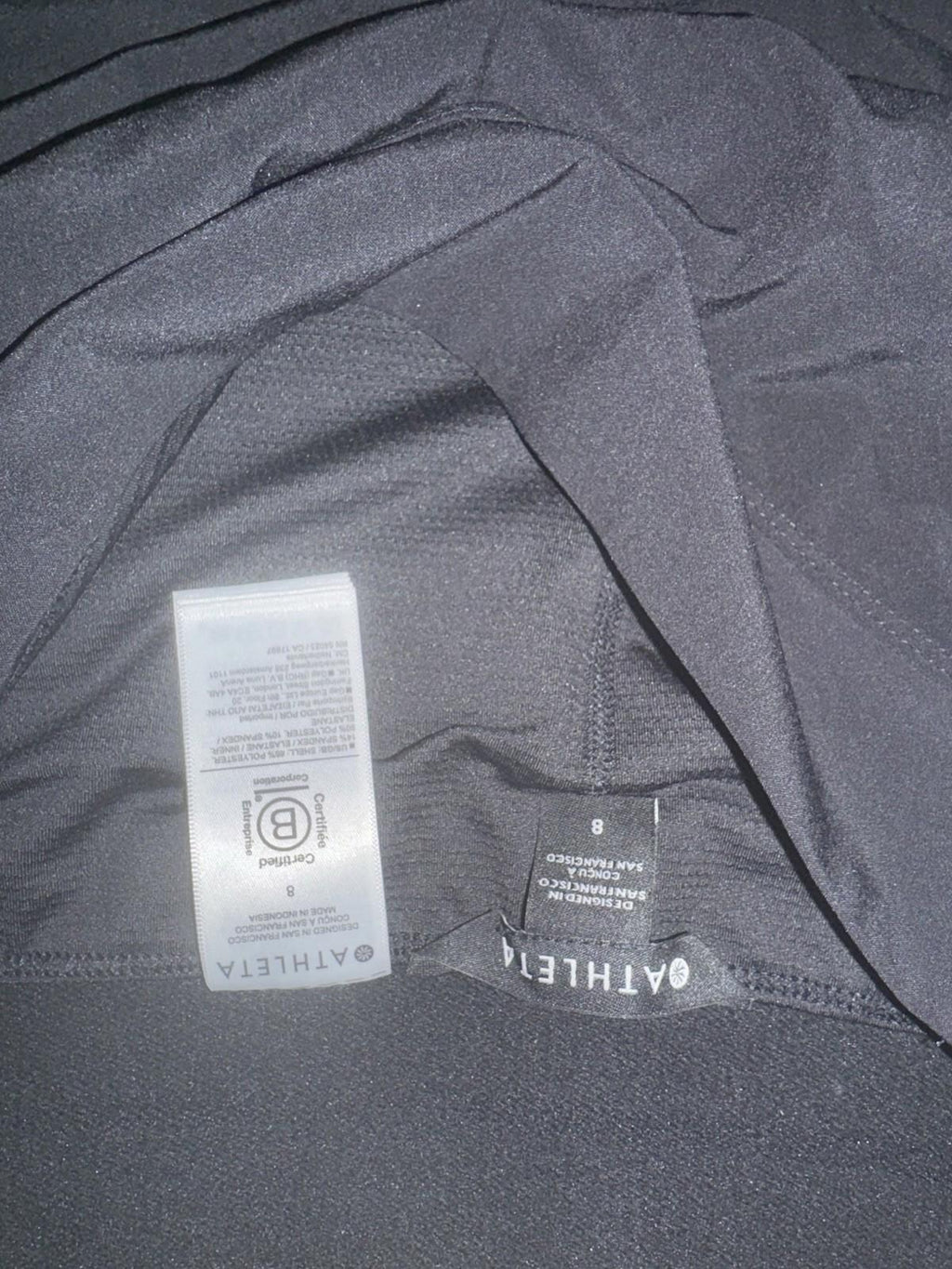 NEW! Athleta Sz 8 Brooklyn Heights Skort Black NWT