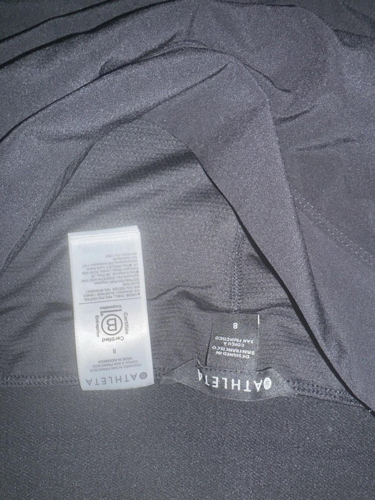 NEW! Athleta Sz 8 Brooklyn Heights Skort Black NWT