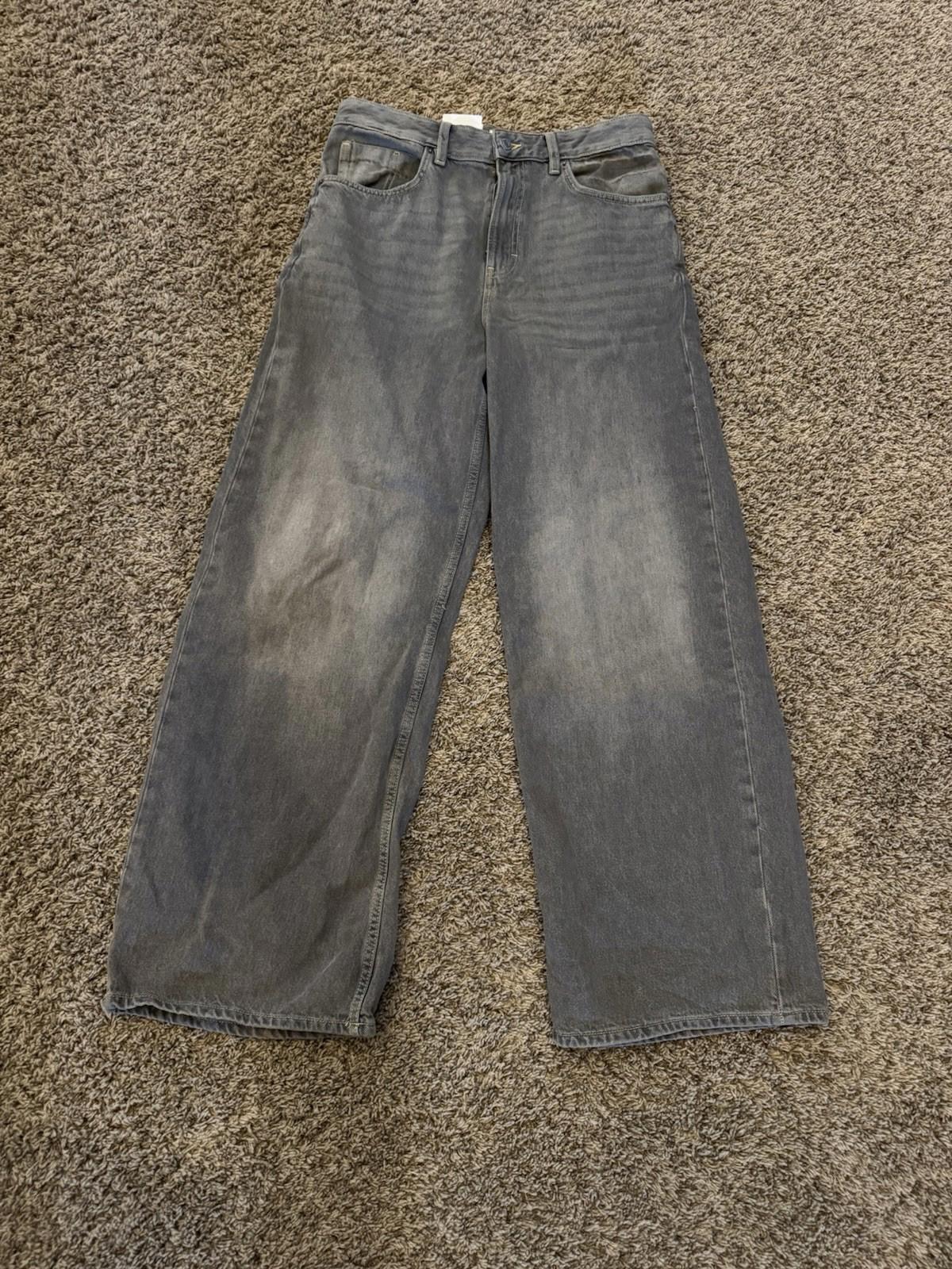 COTTON:ON Super Baggy Jeans in Y2K Washed Grey, size 30 NEW