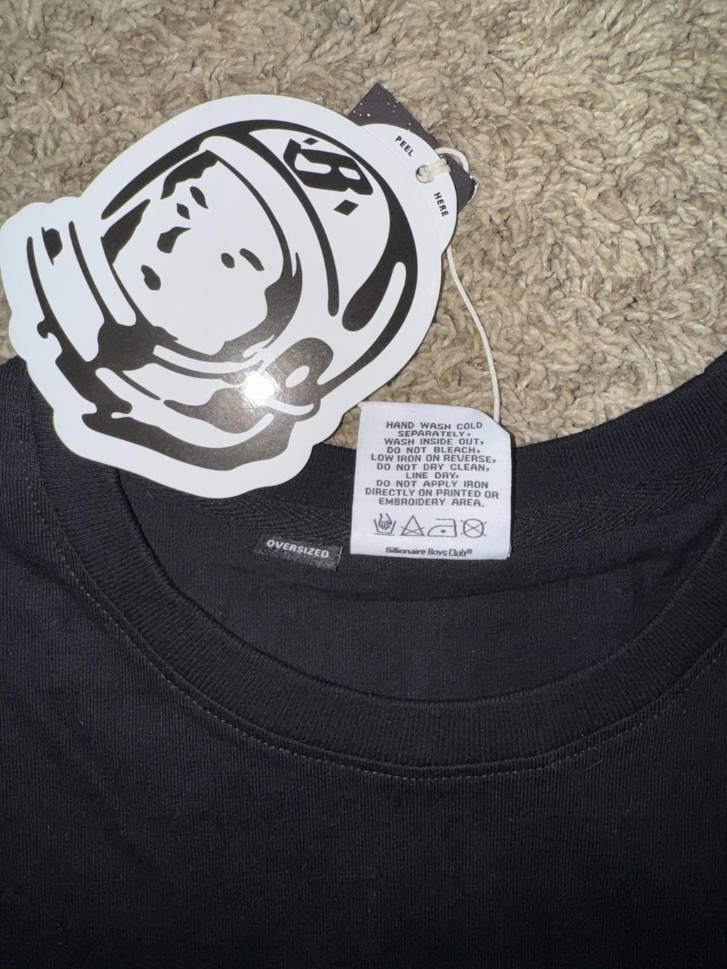 NEW! Billionaire Boys Club Supermoon men t shirt SS Knit Oversized XL NWT
