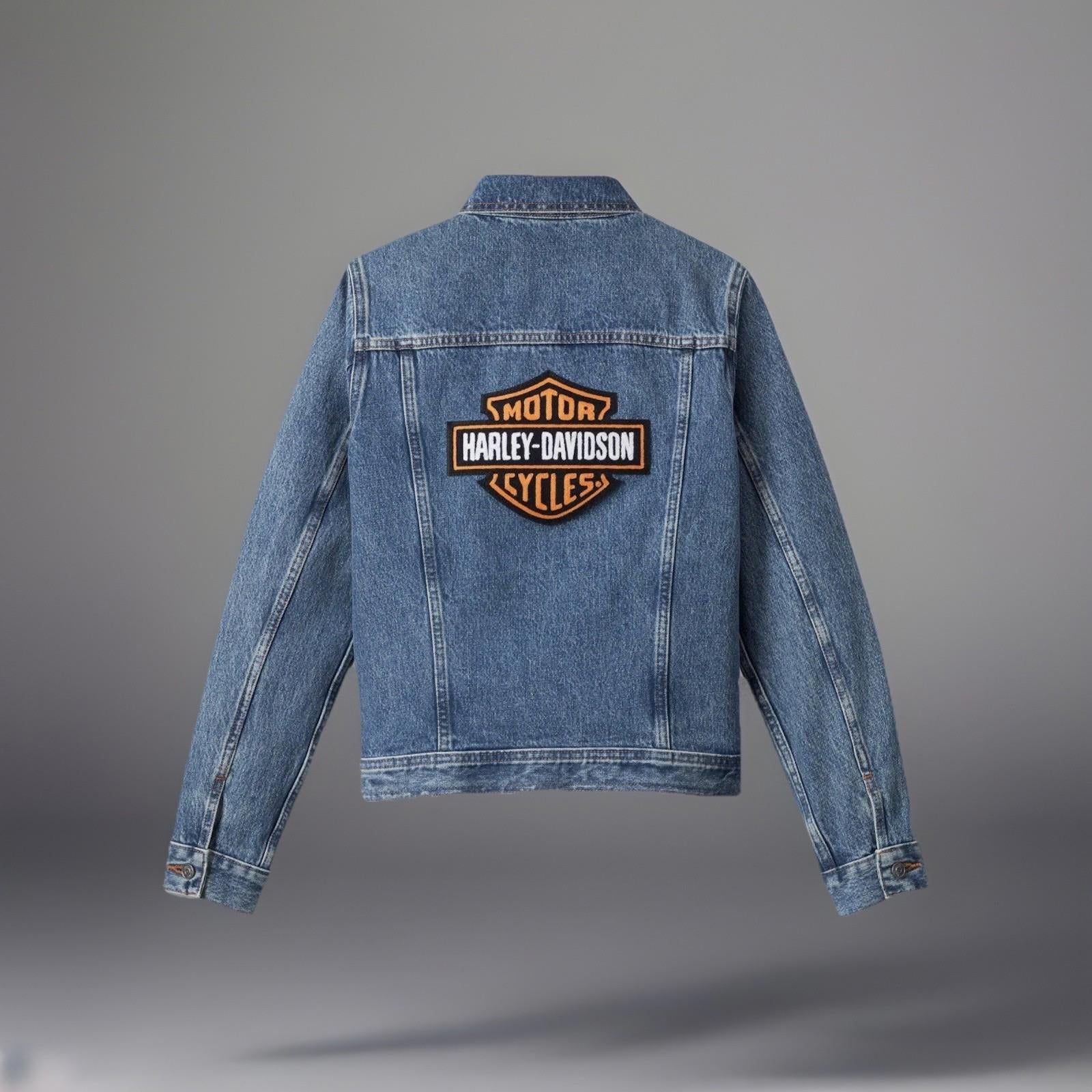 Harley Davidson Women’s Essential Bar & Shield Denim Jacket Size Small NEW