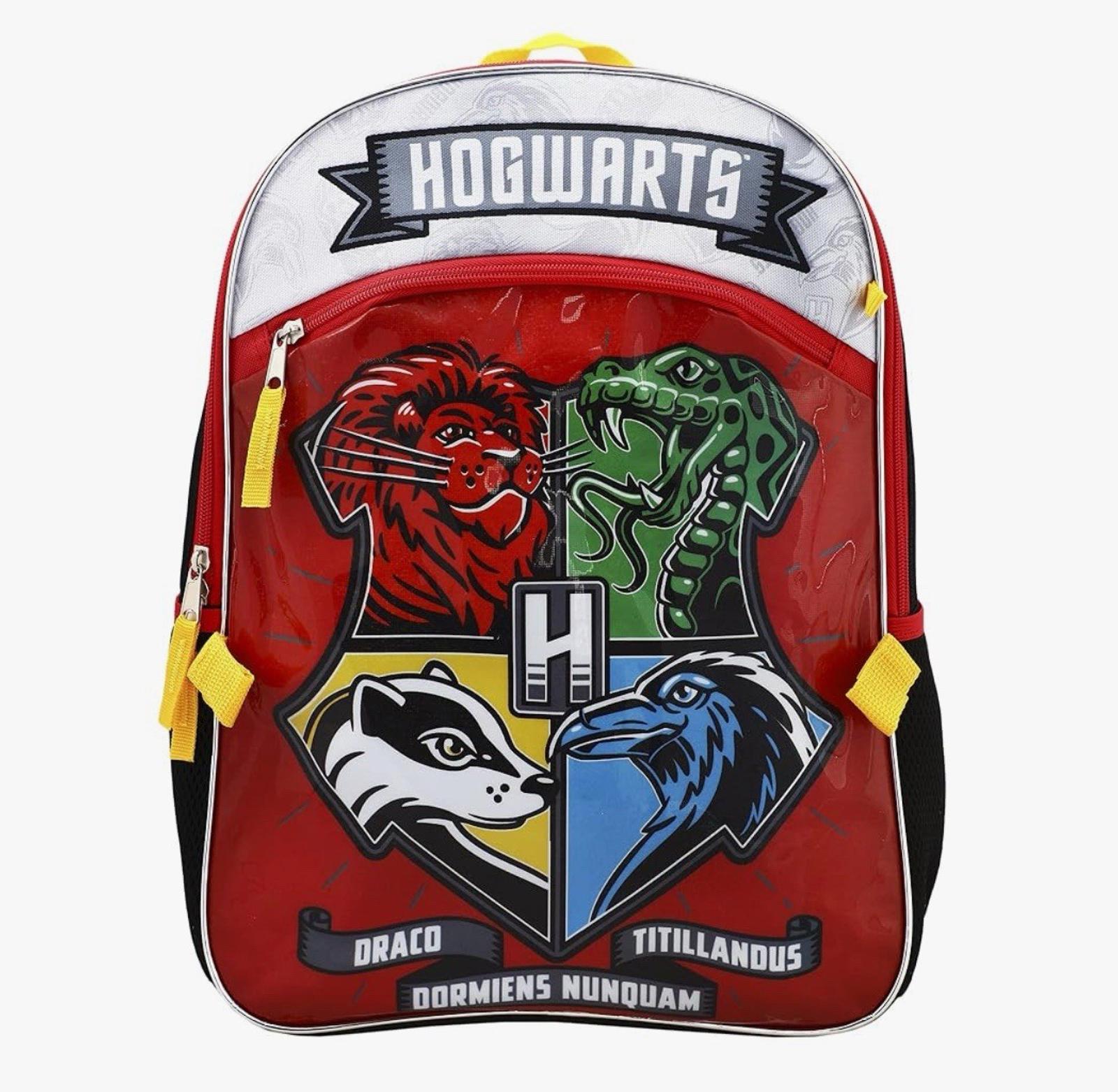 BIOWORLD Harry Potter Youth 5 Piece Backpack Set 12x5x16