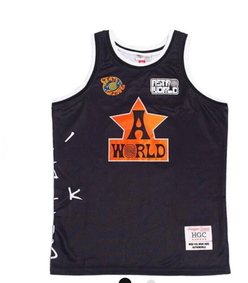 Astroworld Basketball Jersey Travis Scott Large Youth NWT