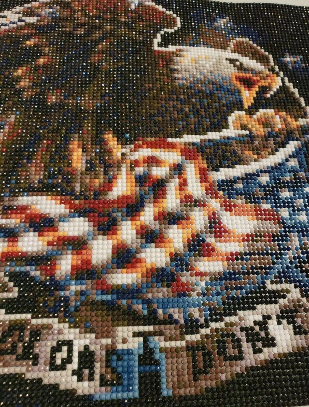 Diamond Drawing American Eagle USA Flag These Colors Don't Run NEW!