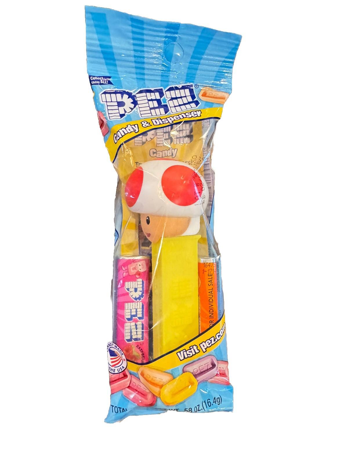 SUPER MARIO PEZ DISPENSERS (SET OF 4) BRAND NEW!