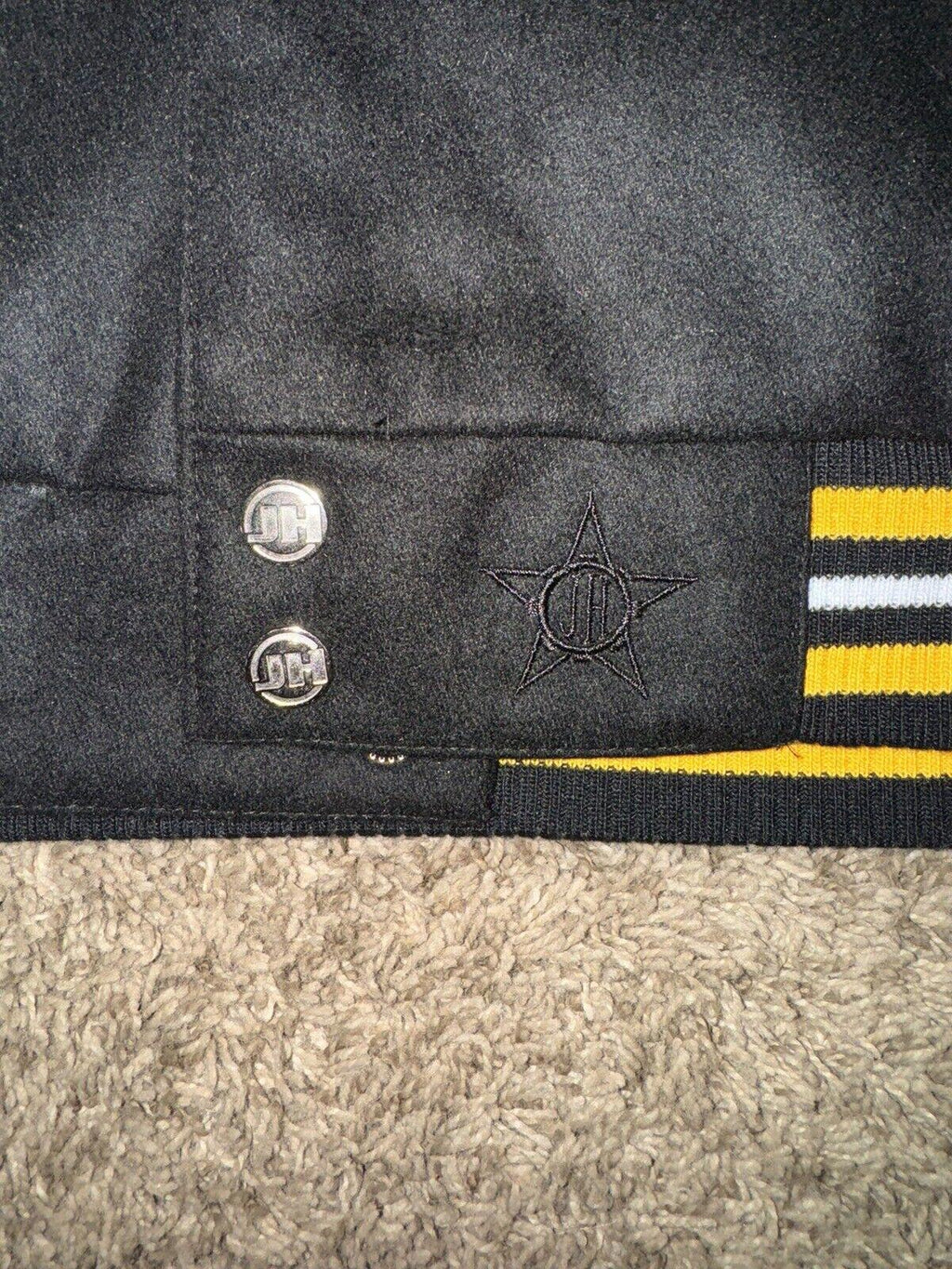 NBA Los Angeles Lakers JH Design Wool Reversible Jacket