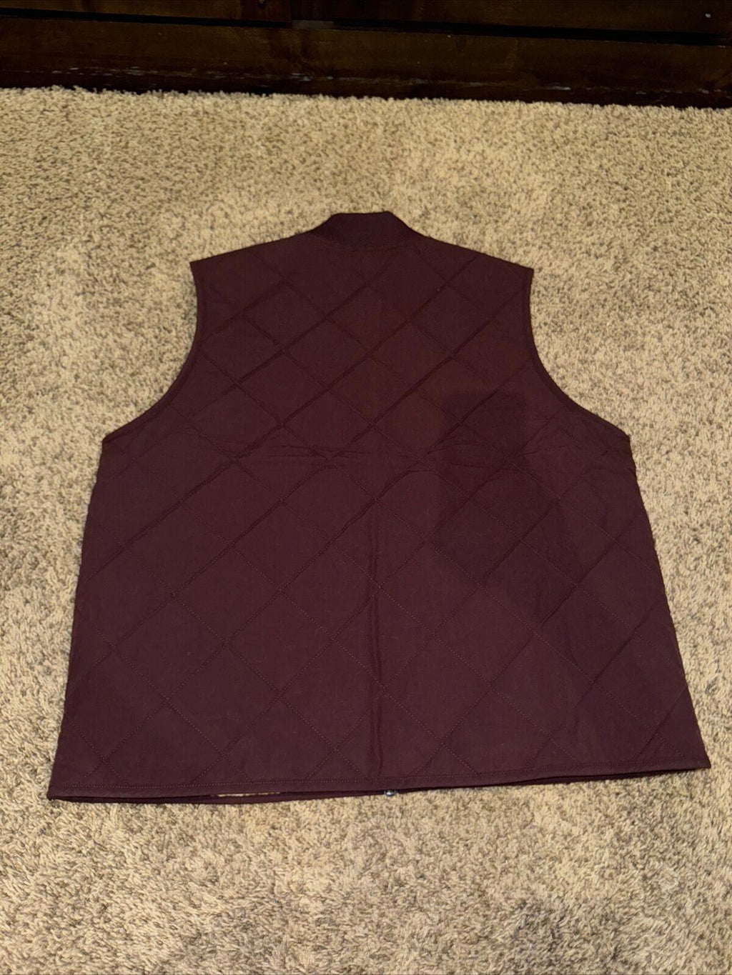 THE NORTH FACE CUCHILLO REVERSIBLE SHERPA LINED VEST Women's Size XL Root Brown