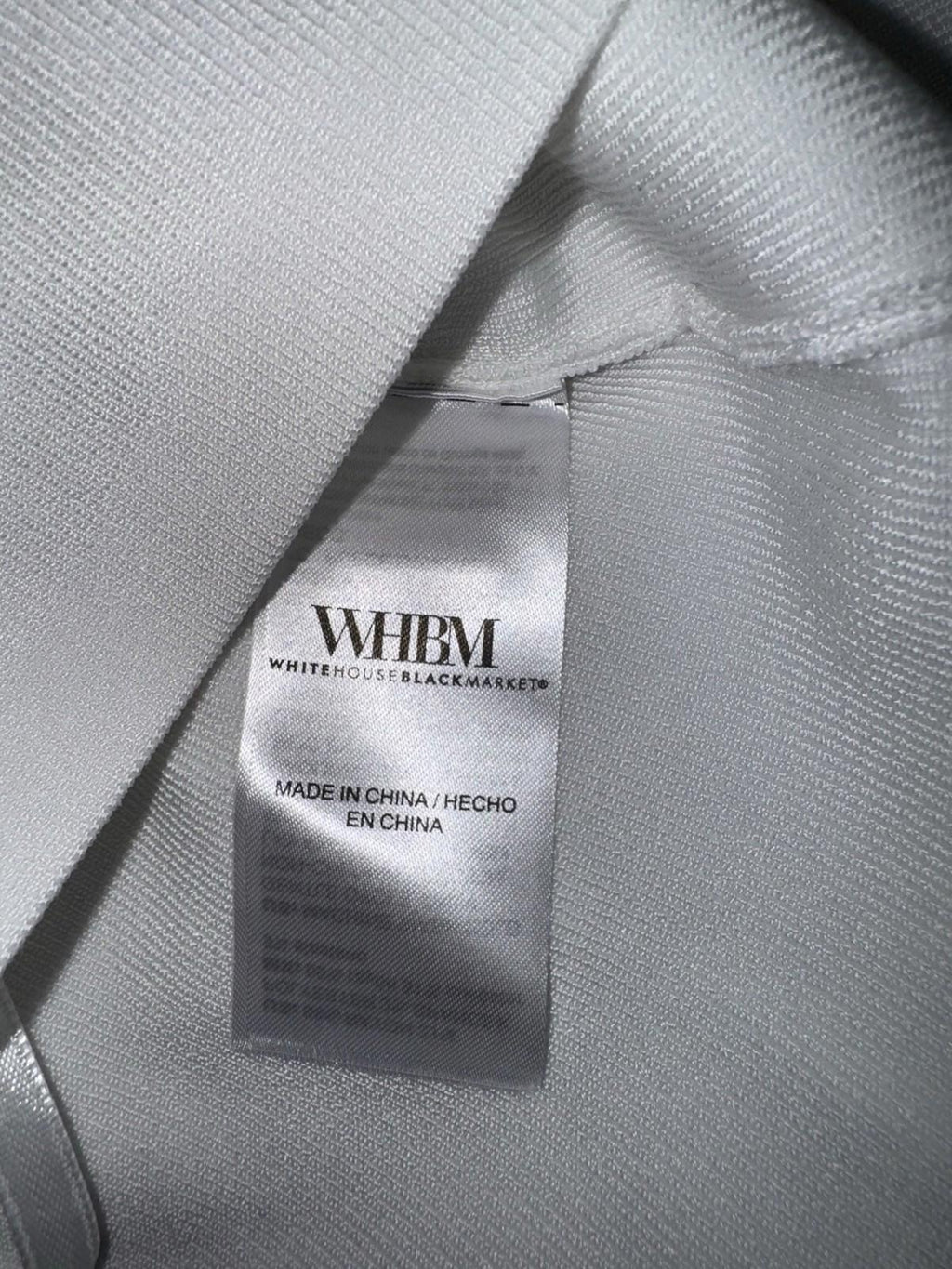 White House Black Market Ecru WHBM FORME™ Sculpt Stretch Sweater Halter Top SM