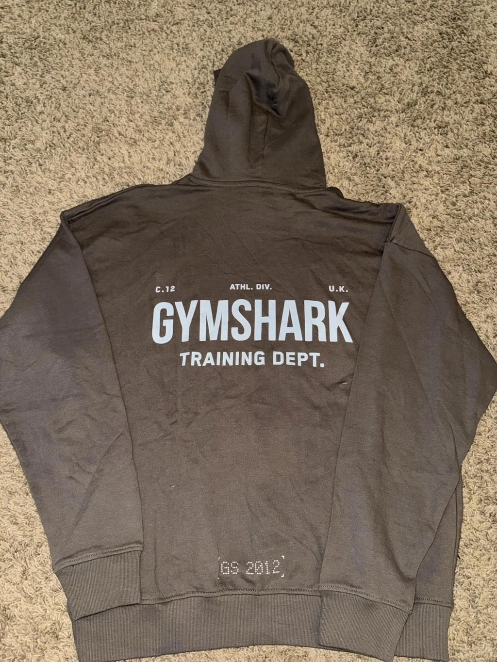 GYMSHARK Training Dept. Oversized Hoodie Men's Size M Camo Brown NWOT!