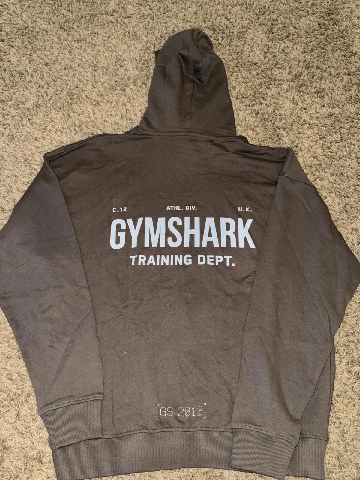 GYMSHARK Training Dept. Oversized Hoodie Men's Size M Camo Brown NWOT!